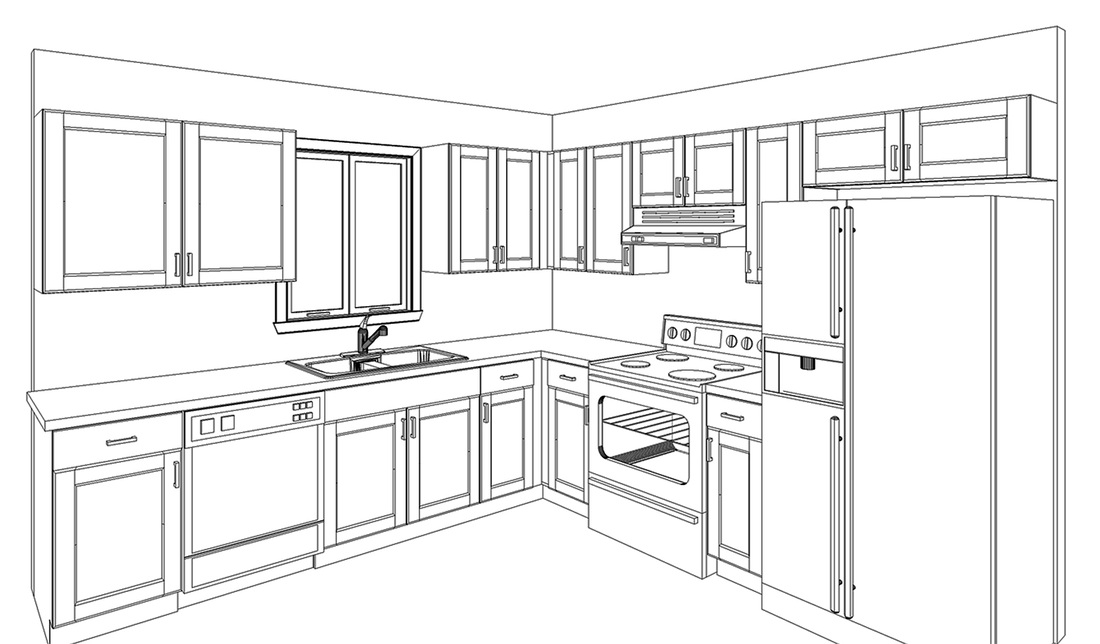 Free 3D Design - Kitchen Prefab cabinets,RTA kitchen cabinets, Ready To